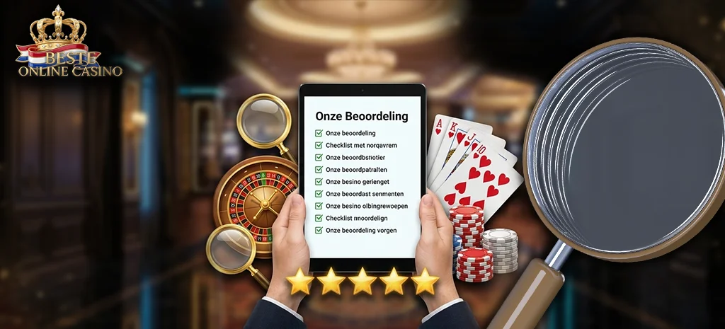 Onze onafhankelijke criteria voor het objectief beoordelen van online casino's.